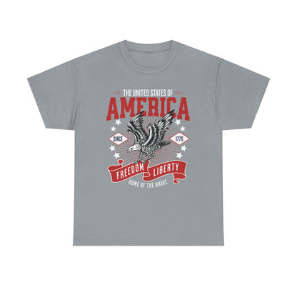 American USA Home of The Brave T-Shirt