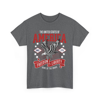 American USA Home of The Brave T-Shirt