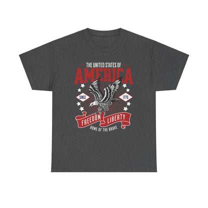 American USA Home of The Brave T-Shirt