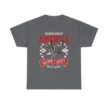 American USA Home of The Brave T-Shirt