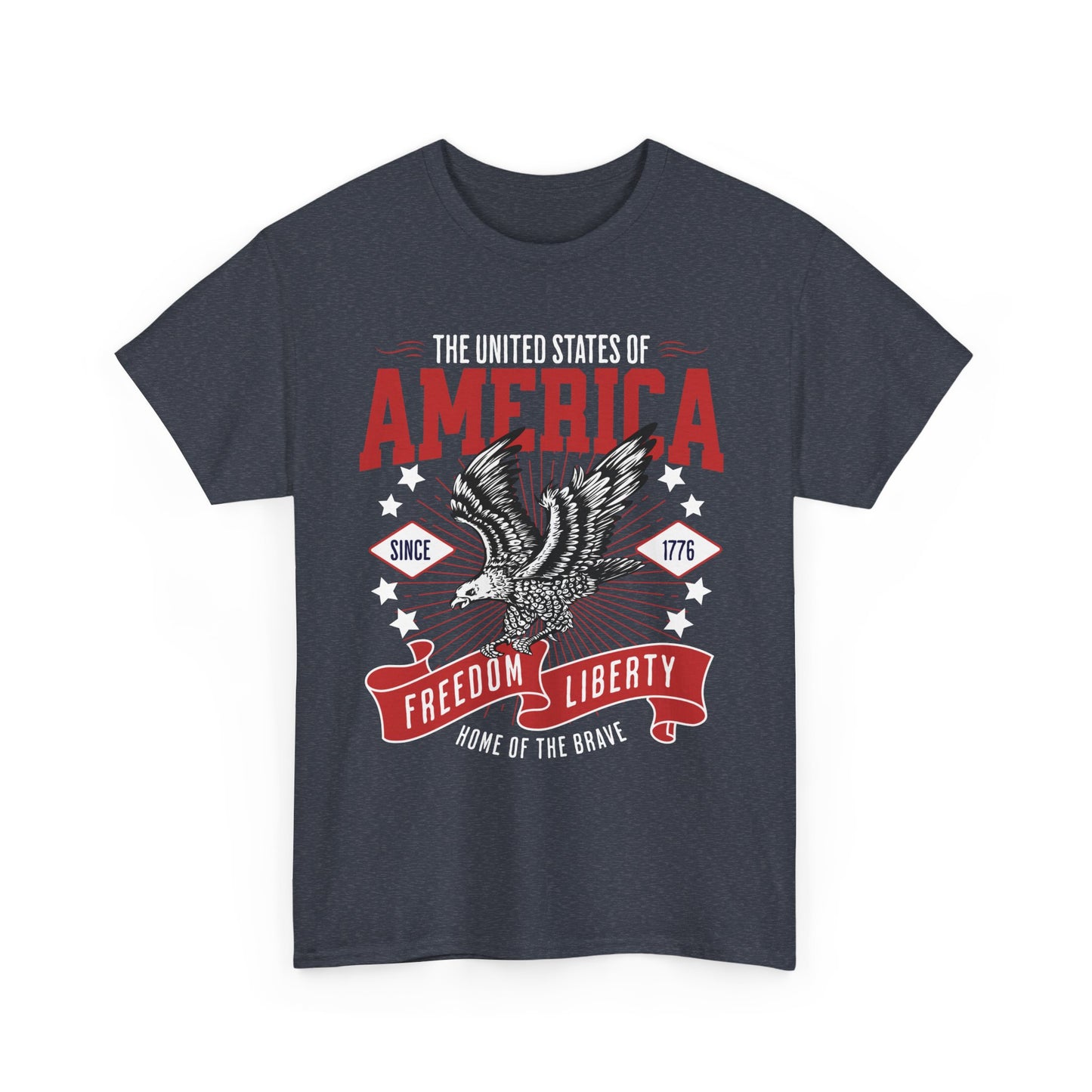 American USA Home of The Brave T-Shirt