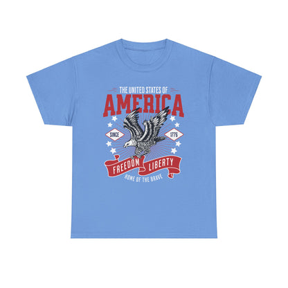 American USA Home of The Brave T-Shirt