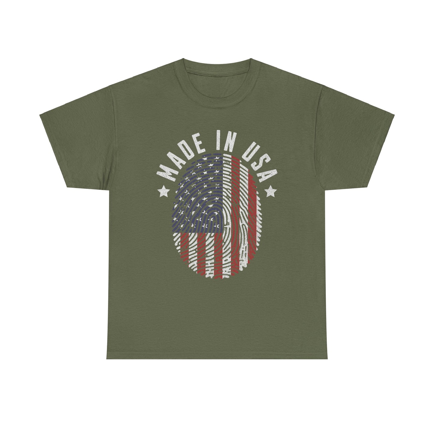 Made in The USA Flag America Themed T-Shirt